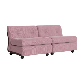 HAY Amanta 2 Seater Sofa (Burgundy Red)