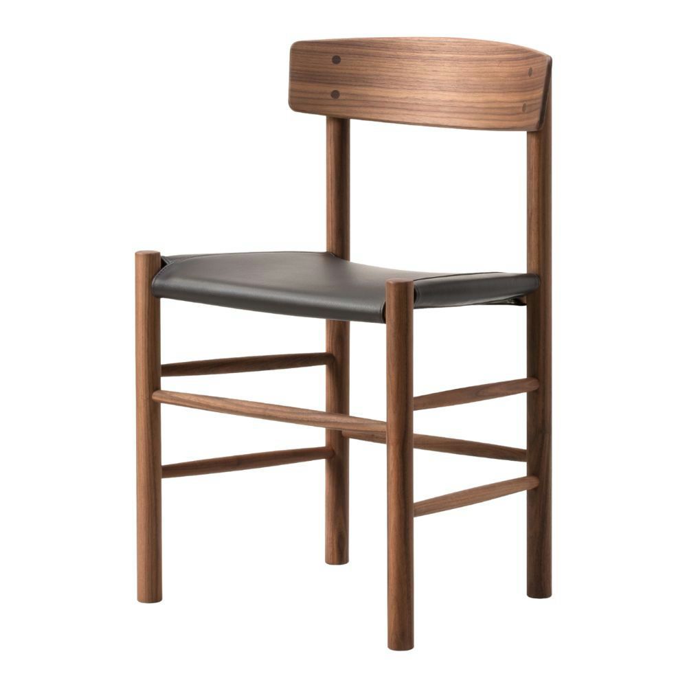 Fredericia Furniture J39 Folkestolen Seat Upholstered Walnut - Dining ...