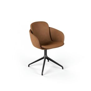 SACKit Chair no. One S2 Black Swivel Spisebordsstol