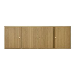 Mistral Sideboard with 4 Grooved Doors & Shelves
