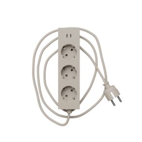 Pedestal Power Bar USB-C 2-Meter