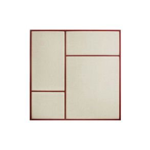 PLEASE WAIT to be SEATED NOUVEAU Pin Medium - Basque Red