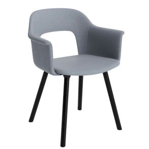 HAY Layout Armchair 224 Upholstery (Black) Spidsebordsstol