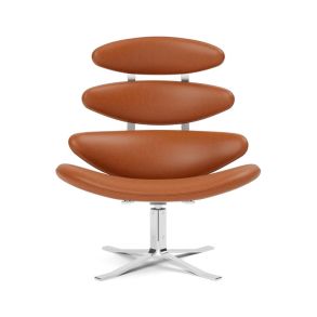 Fredericia Furniture 5000 Corona Stol Loungestol, skinn