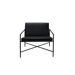 HANDVRK Furniture Lounge Chair Black Frame