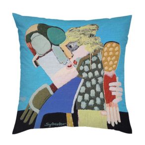 Poulin Design Leif Sylvester Pillow - Kiss Me