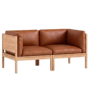 Moebe 2-seters sofa m. sider Oak