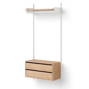 New Works Wardrobe Shelf Cabinets w. Drawers Wardrobe System