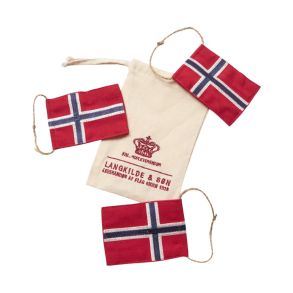 Langkilde & S�n Large Norwegian Decorative Flags 3 pcs.
