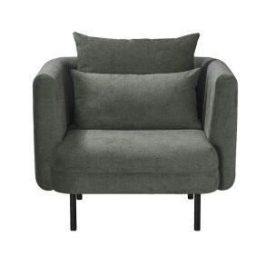 Tidls Lounge chair model Nora - Cyber fabric dark gray