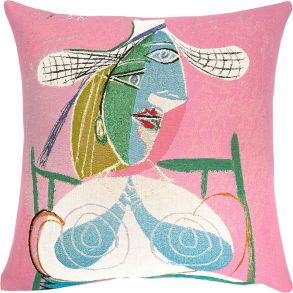 Poulin Design Pude - Femme Assise Au Chapeau De Paille (1938)