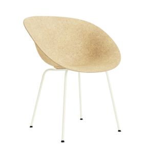 Normann Copenhagen Mat Armchair Cream Steel