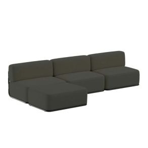TRIMM Copenhagen Raw 3-Seater Sofa W. Chaise Longue
