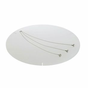 Collage 600 pendant light - Bottom shade white