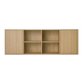 Mistral Sideboard with 2 Grooved Doors & Shelves