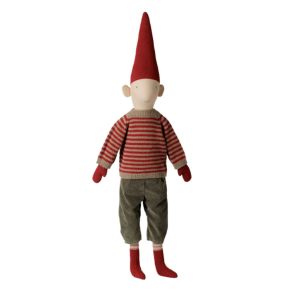 Maileg 2026 Tomte Strl. 5 Pojke - Randig Stickad Tr�ja