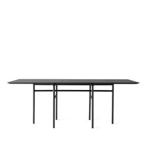 Audo Snaregade Matbord Rektangulrt - Svart/Svart