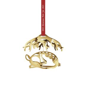 Georg Jensen Christmas Clock 2023 Fallow Deer  