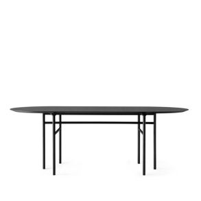 Audo Snaregade Spisebord Oval  - Sort/Sort