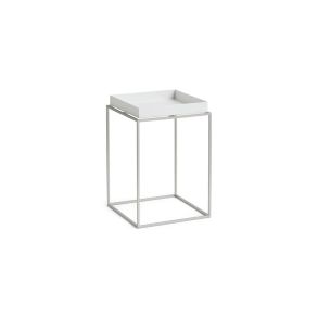 HAY Tray Table Small High 30x30, Silikonebelagt st&aring;lbase 