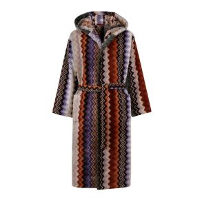 Missoni Giacomo Hooded Bathrobe - Green Multicolor 165