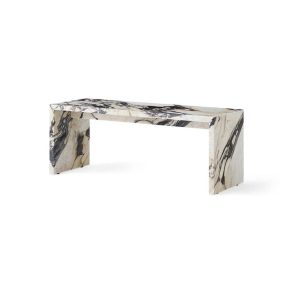 Audo Plinth Brigde Marble Table
