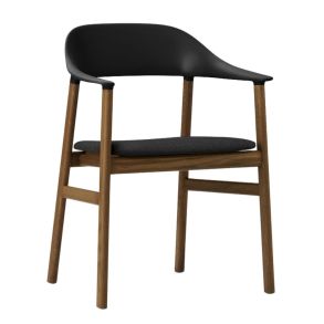 Normann Copenhagen Herit Armchair Upholstery Smoked Oak Spisestol