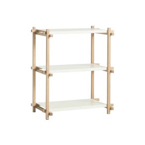 HAY Woody Shelving Soaped Oak Frame Column Low
