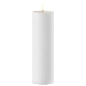Uyuni Lighting Outdoor LED Maxi Pillar Candle White