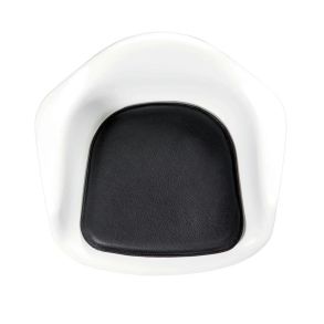 Bent Hansen Læder Hynde til Eames DAR/DAW/RAR Stol - Sort