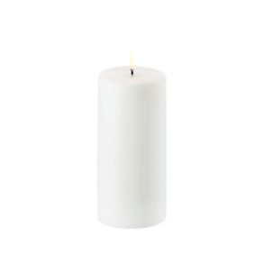 Uyuni Lighting LED Pillar Candle Nordic White