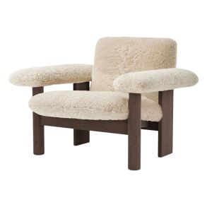 Audo Brasilia Lounge Chair Low Back Sheepskin