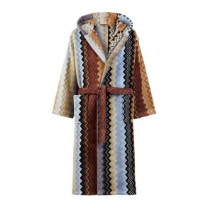 Missoni Giacomo Hooded Bathrobe - Black Multicolor 160