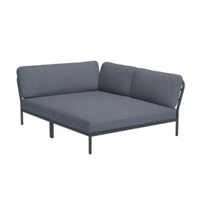 HOUE LEVEL Cozy Corner Module Lounge Sofa (Dark Grey) - Right
