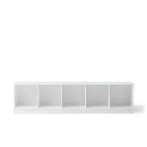 Oliver Furniture Wood Shelf Horizontal with Base (5x1)