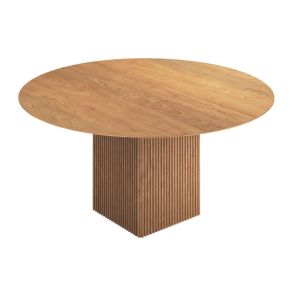dk3 Ten Table Round (fixed table top) Dining Table