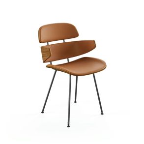 Naver Collection GM575 Midas Stol m. Armlæn Olieret Valnød