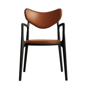 Ro Collection Salon Dining Chair Upholstered Seat