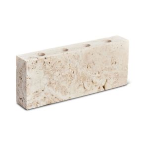 Wabi Sabi Epode Ljusstake - Travertin