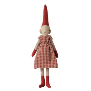 Maileg 2026 Tomte Strl. 1 Flicka - R�d Kl�nning