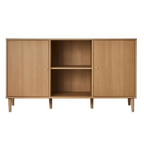 Mistral Modul 112 Skænk m. Låger og Koniske Træben (6 stk.)