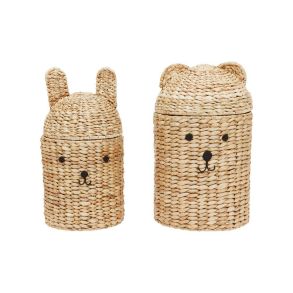 OYOY Bear & Rabbit Storage Basket Korb