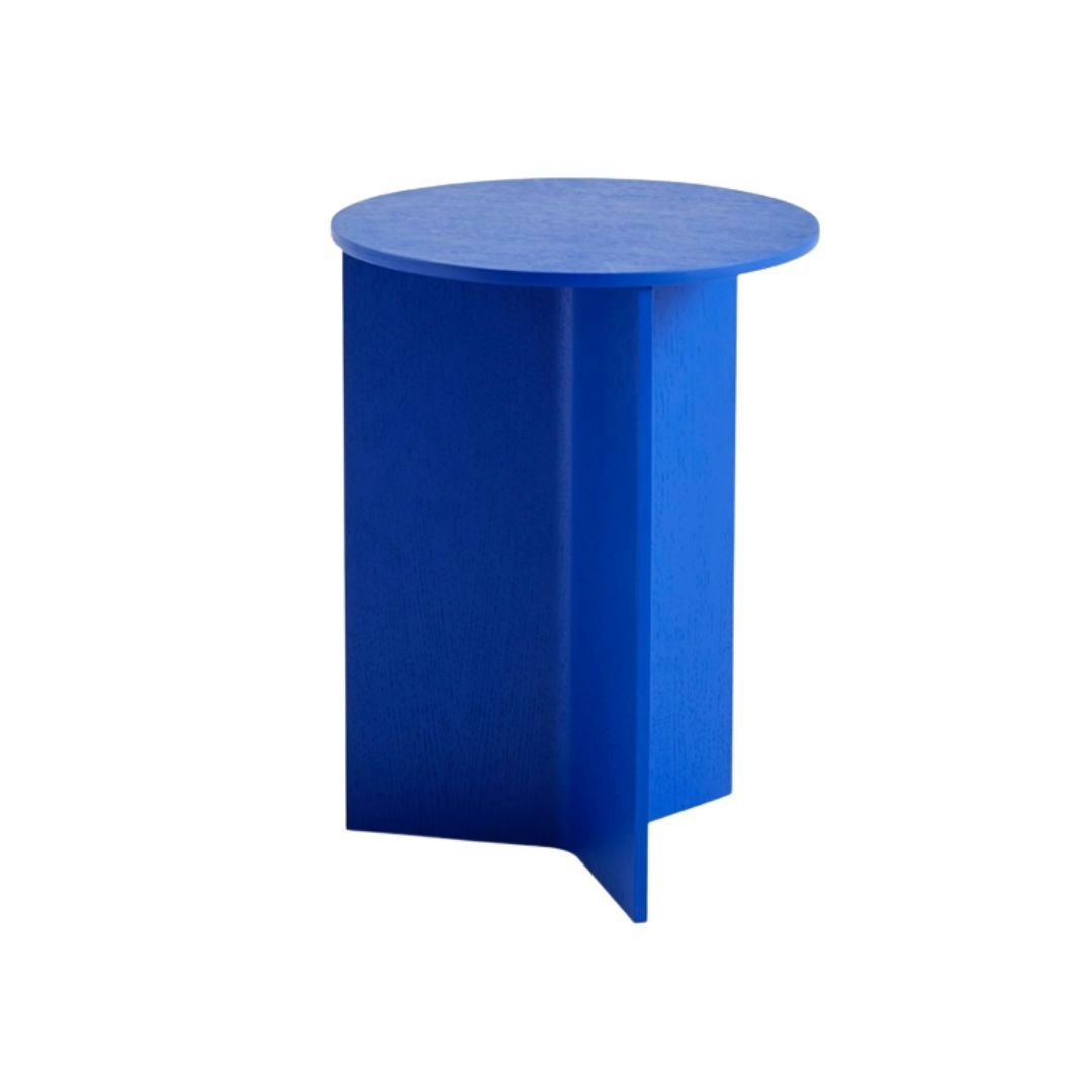 HAY Slit Table Wood Round High - Bord - Interiorshop.se