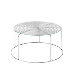 &Tradition Wire Coffee Table VP17 Glass Soffbord