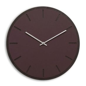 Hemverk Vægur Burgundy Mørk Eg