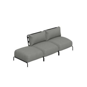 TRIMM Copenhagen Brick 2-Seater W. Chaise Longue