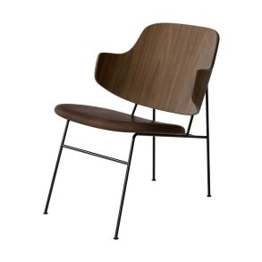 Audo The Penguin Lounge Chair Leather - Walnut