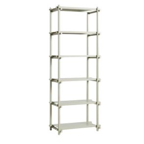 HAY Woody Shelving Smokey Grey Beech Frame Column High