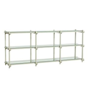 HAY Woody Shelving Smokey Grey Beech Frame Unit Low