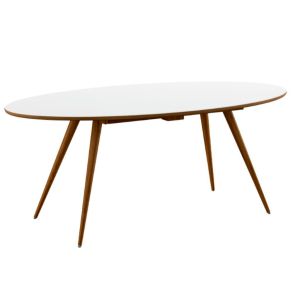 Naver Collection GM3900 Edge Oval Corian Dining Table